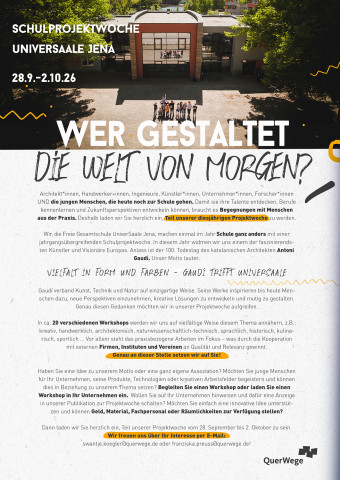Akquisebrief Schulprojektwoche