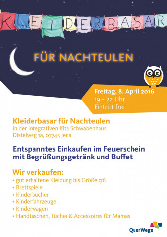 Kleiderbasar für Nachteulen, 08.04.2016