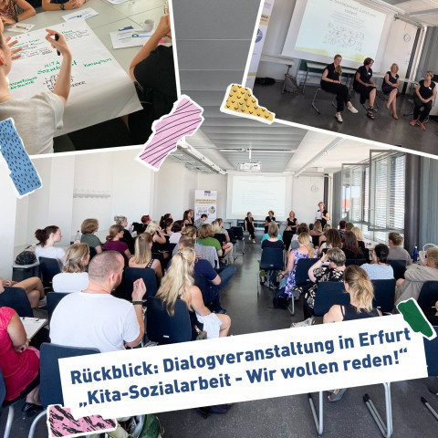 Dialogveranstaltung „Kita-Sozialarbeit-Wir wollen reden!“ in Erfurt 