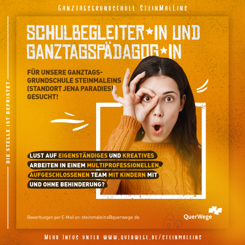 Stellenanzeige SteinMalEins Januar 2026