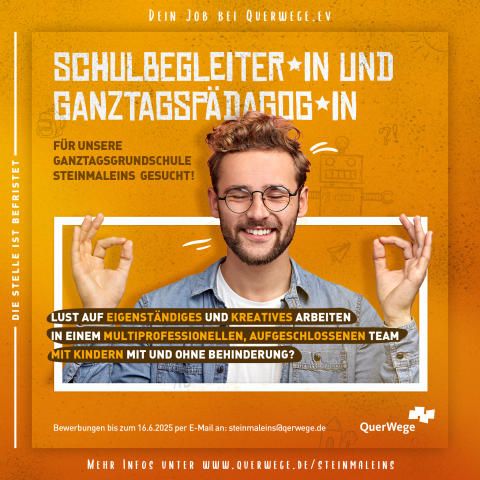 Stellenanzeige Ganztagspädagogin SteinMalEins