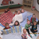 Mini Decki, fertige Decken, freudige Kinder