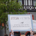 Protest der Freien Schulen gegen Gesetzesentwurf derThüringer Landesregierung 2015 auf dem Jenaer Marktplatz.