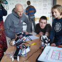 Robotik-AG: Vorstellung des Robo-Hundes.