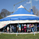 The MoMoLo circus tent.